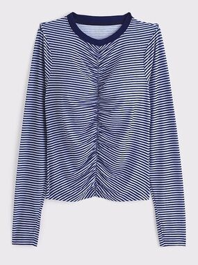 Abercrombie & Fitch YPB Active Featherweight Long-Sleeve Ruched Tee